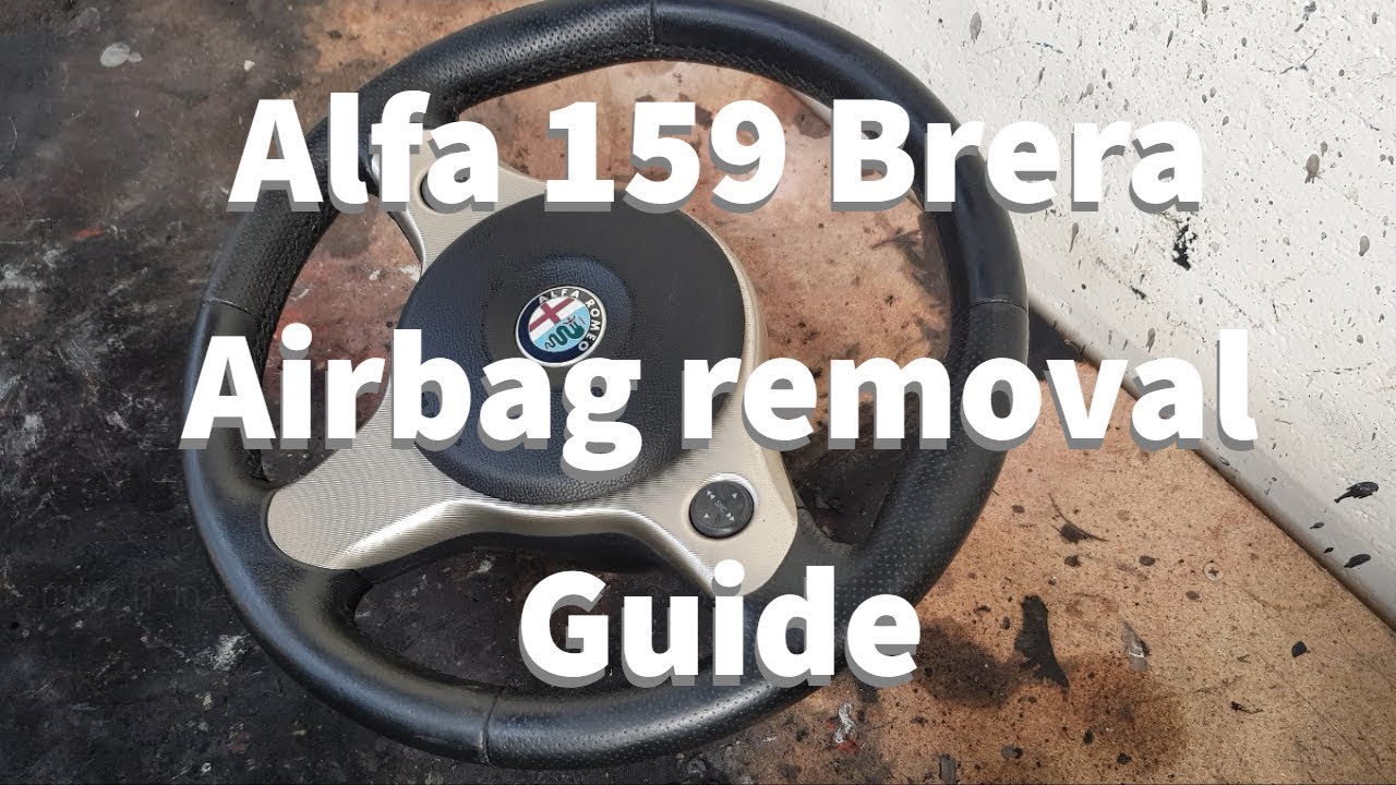 alfa 159 airbag module removal
